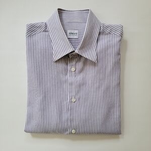 Armani Collezioni Striped Shirt Size 42/16.5